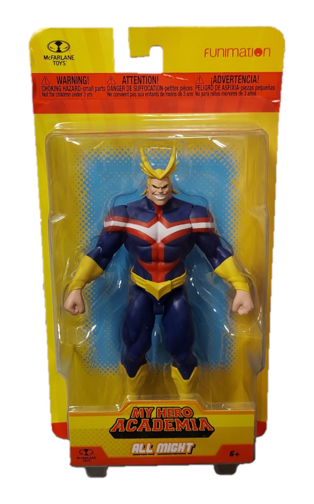 St. Nix Collectibles, Toys & Antiques McFarlane Toys All Might 5-inch action figure in Golden Age costume packaging