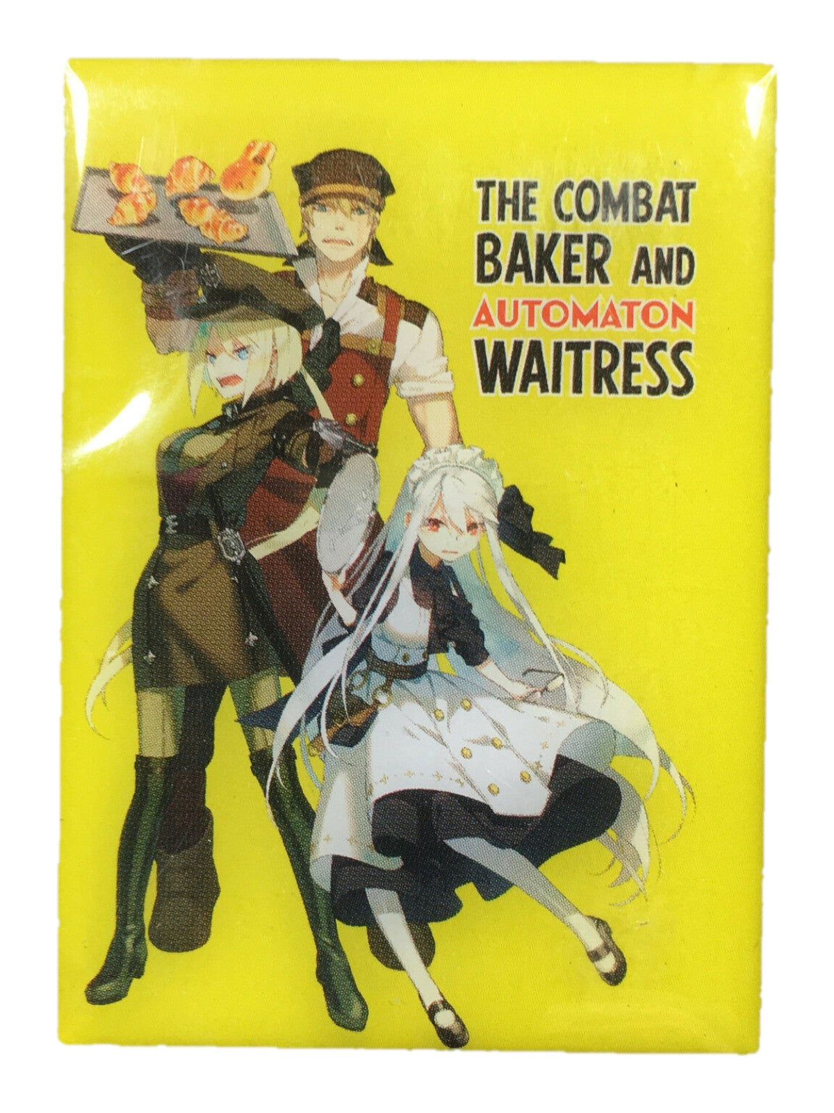 St. Nix Collectibles, Toys & Antiques Anime Combat Baker The Automaton Waitress pin featuring vibrant character art