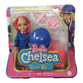 St. Nix Collectibles, Toys & Antiques Barbie Chelsea pilot doll wearing a blue uniform with pink headset and luggage