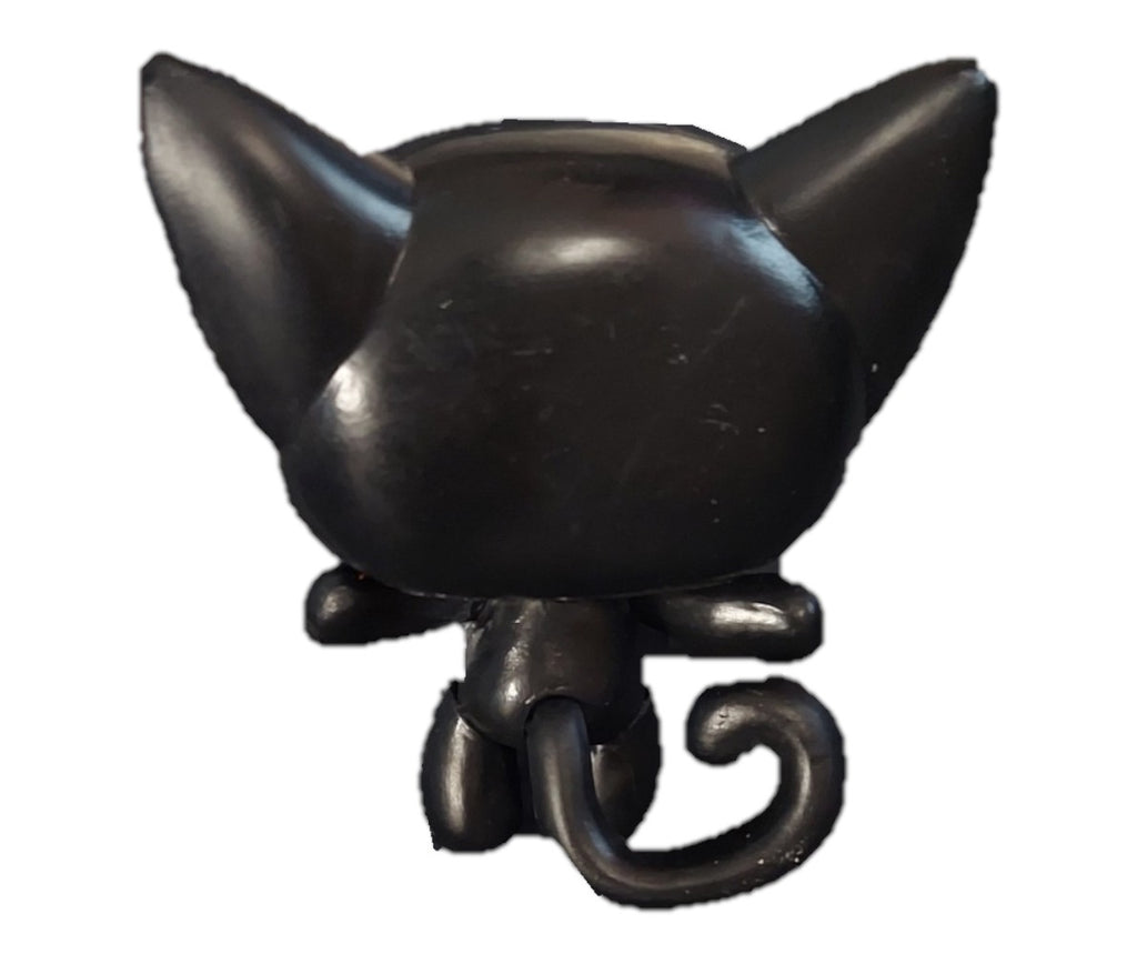 Back view of a black cat mini figure from the St. Nix Collectibles, Toys & Antiques Funko Paka Paka Boo Hollow series