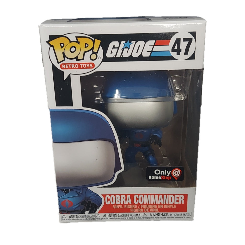 St. Nix Collectibles, Toys & Antiques exclusive G.I. Joe Cobra Commander #47 Funko POP! vinyl figure in display box