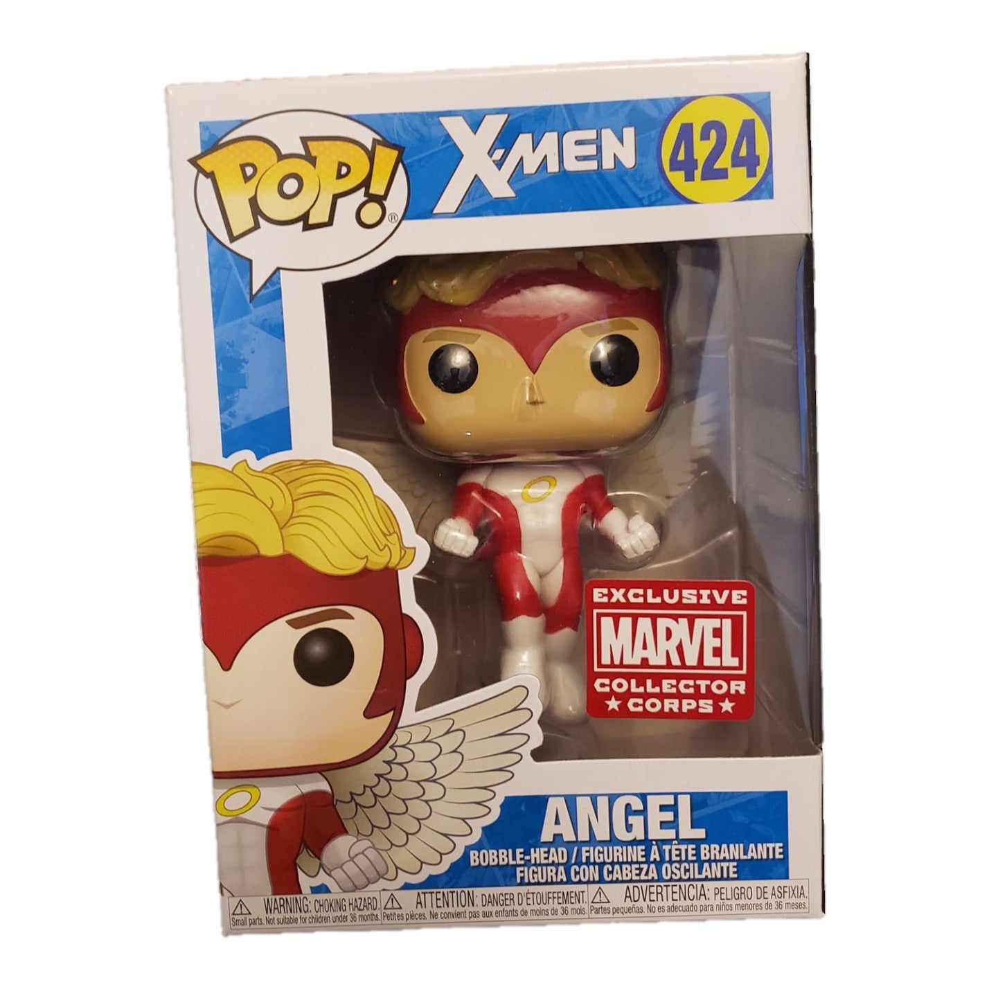 St. Nix Collectibles, Toys & Antiques Funko Pop Marvel X-Men Angel #424 vinyl bobble head figure in original box