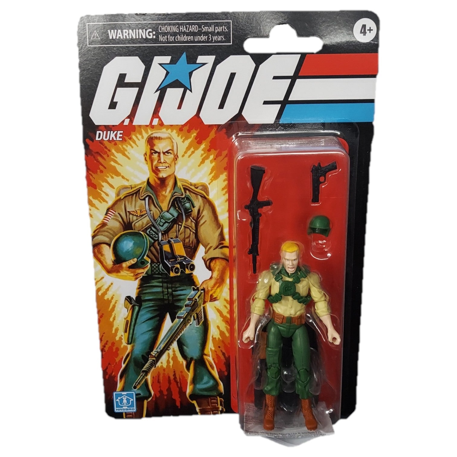 St. Nix Collectibles, Toys & Antiques G.I. Joe Retro Duke 3.75-inch action figure in original blister card packaging