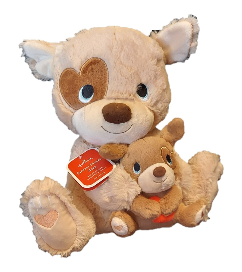 St. Nix Collectibles, Toys & Antiques Hallmark Valentine Furever Friends singing plush dogs with heart-shaped spots.