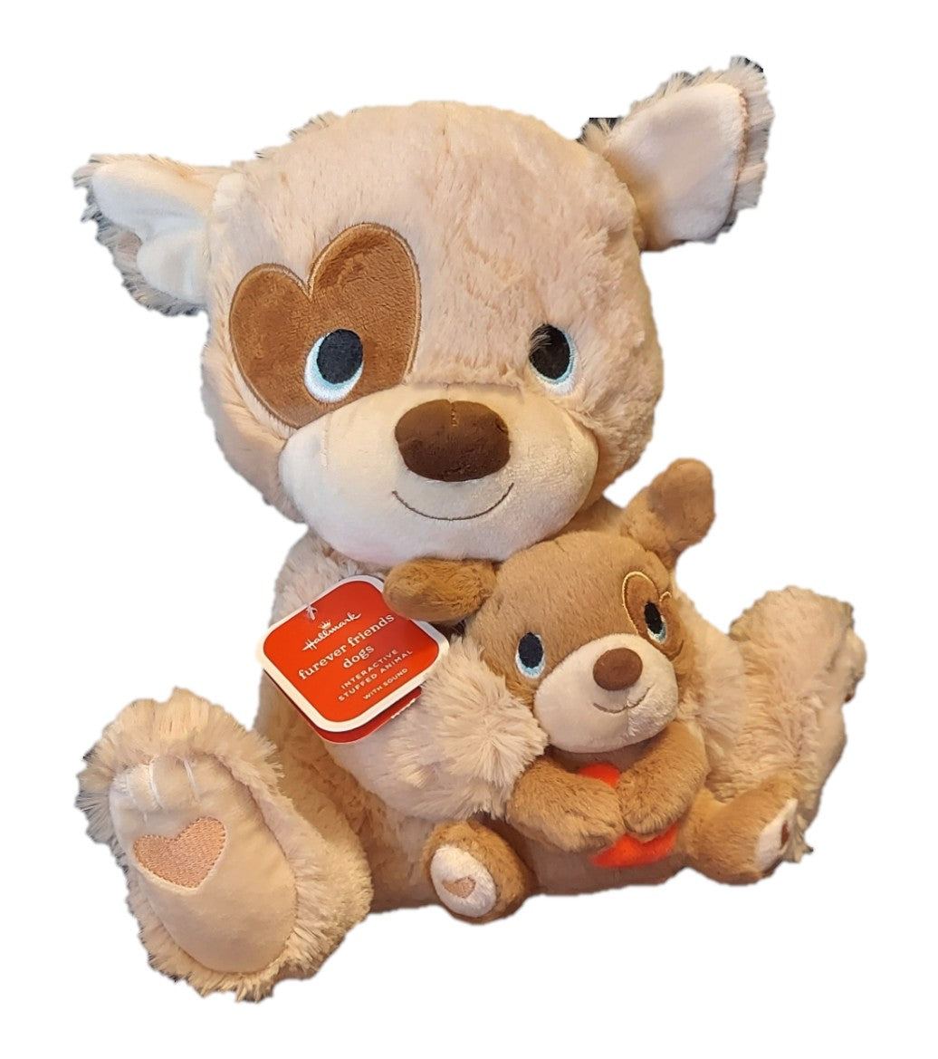 St. Nix Collectibles, Toys & Antiques Hallmark Valentine Furever Friends singing plush dogs with heart-shaped spots.