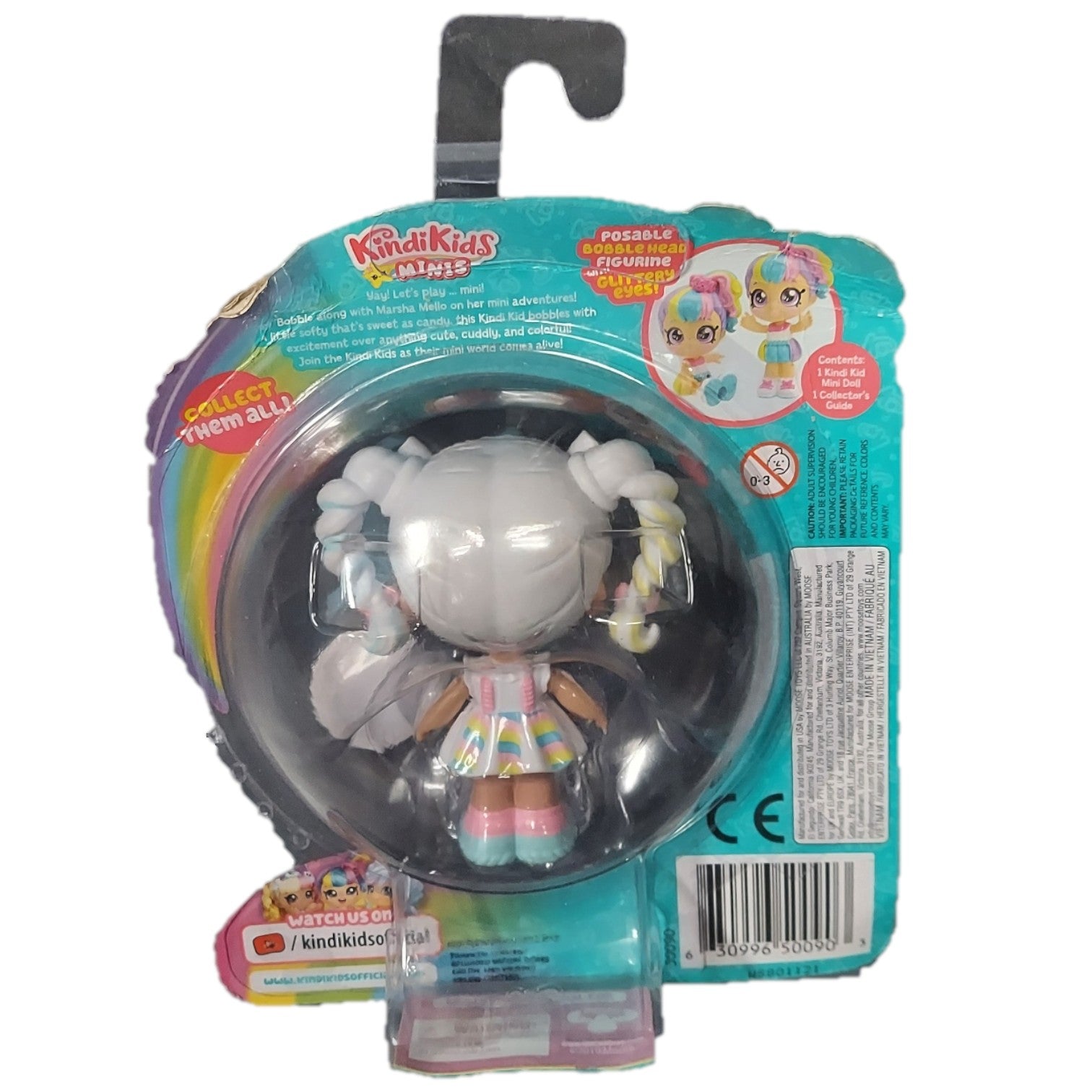 St. Nix Collectibles, Toys & Antiques Kindi Kids Minis Marsha Mello posable bobble head figure in original packaging