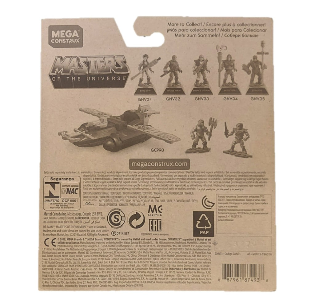 St. Nix Collectibles, Toys & Antiques Mega Construx Masters of the Universe He-Man vs Beast Man packaging back view