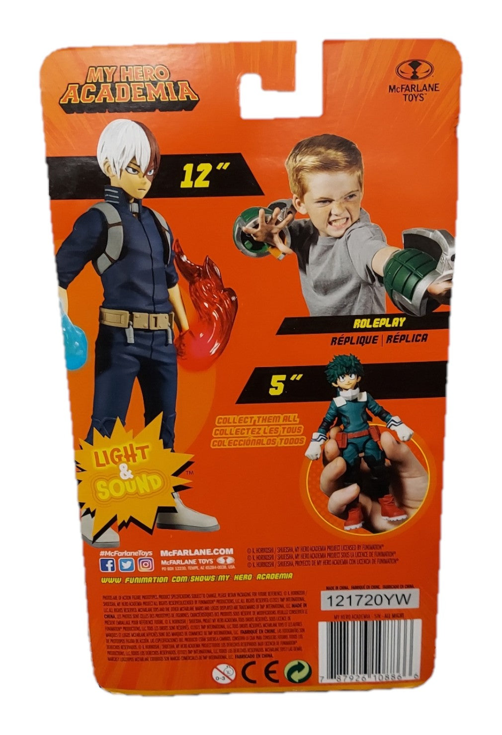 St. Nix Collectibles, Toys & Antiques My Hero Academia action figure packaging back showing character illustrations