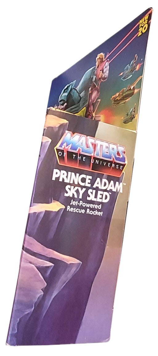 St. Nix Collectibles, Toys & Antiques Masters of the Universe Prince Adam Sky Sled packaging side view