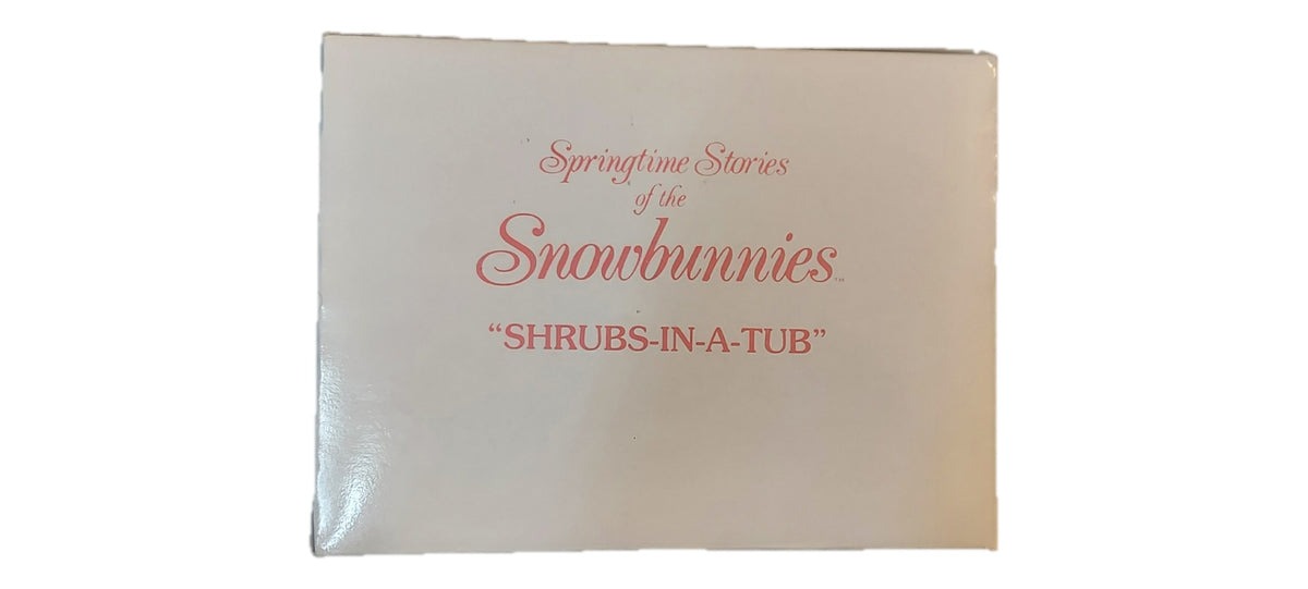 St. Nix Collectibles, Toys & Antiques Department 56 Snowbunnies Shrubs-In-A-Tub figurine box packaging