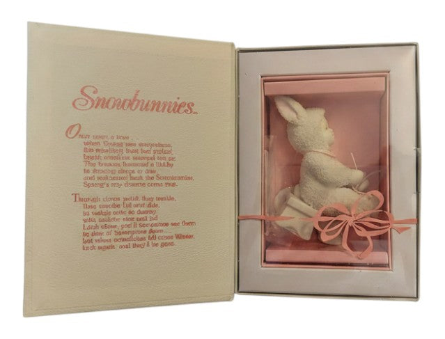 St. Nix Collectibles, Toys & Antiques Dept. 56 Snowbunnies I Can Do It Myself figurine in its original display box.