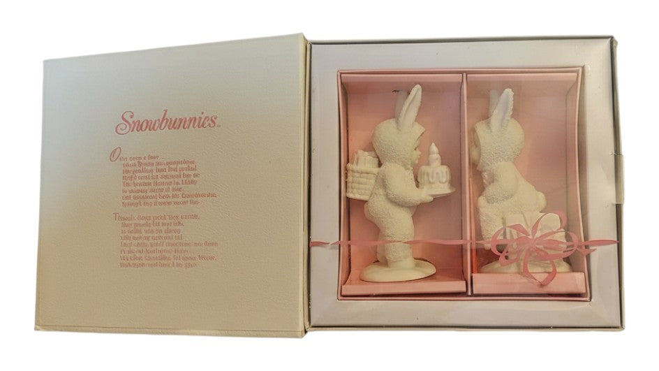 St. Nix Collectibles, Toys & Antiques Dept. 56 Snowbunnies Happy Birthday To You figurine set in original box
