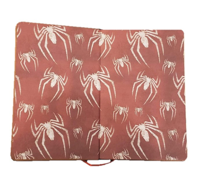 St. Nix Collectibles, Toys & Antiques Spider-Man Gamerverse ESU journal with red and white spider pattern interior