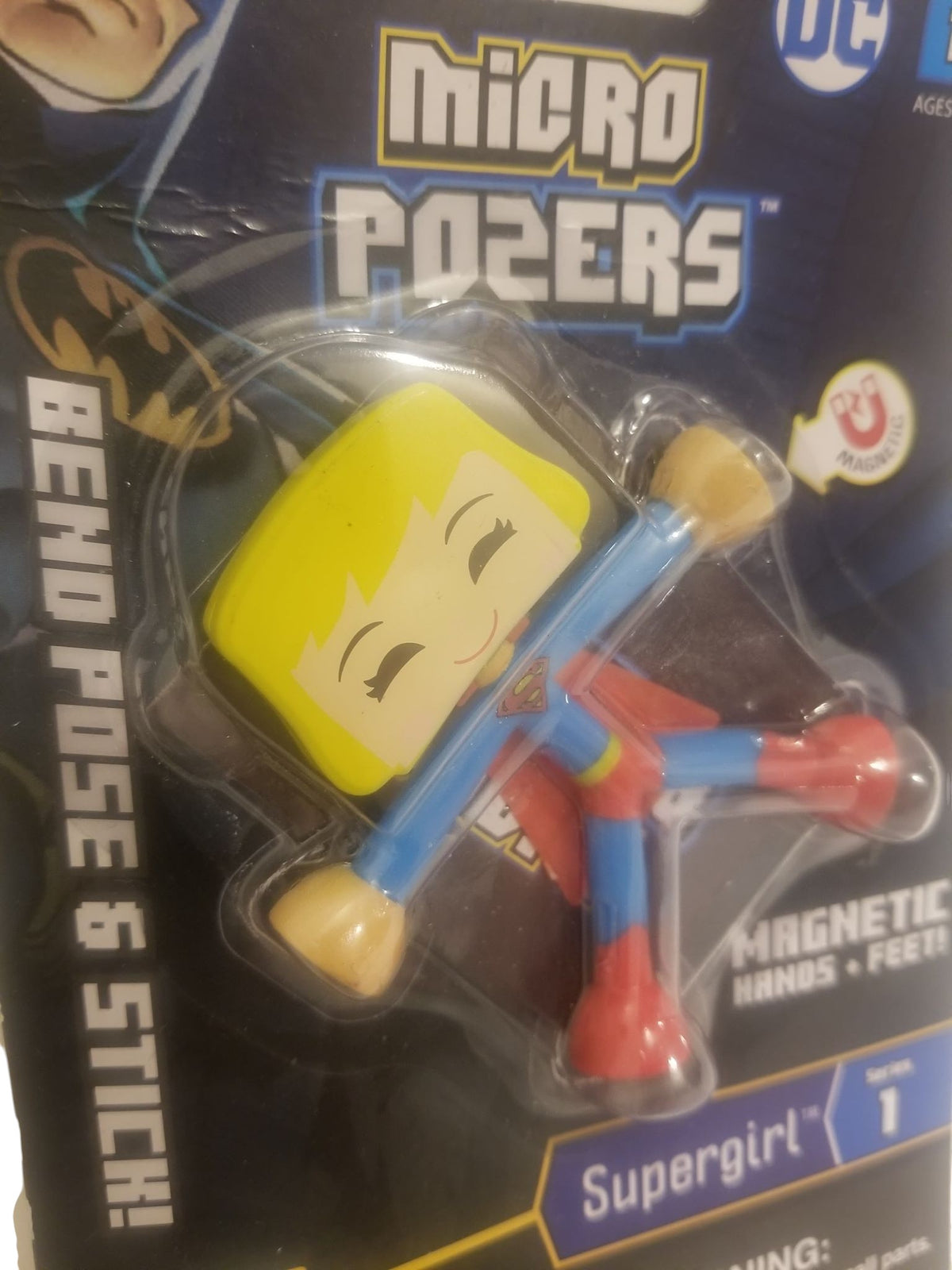 St. Nix Collectibles, Toys & Antiques Wish Factory Micro Pozers magnetic Supergirl figure in original packaging