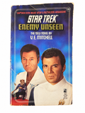 Star Trek Enemy Unseen front cover with heavy creases and edge wear