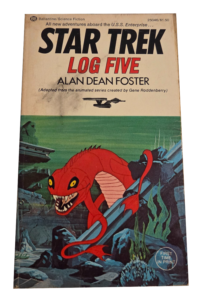 Star Trek Log Five front cover on white background