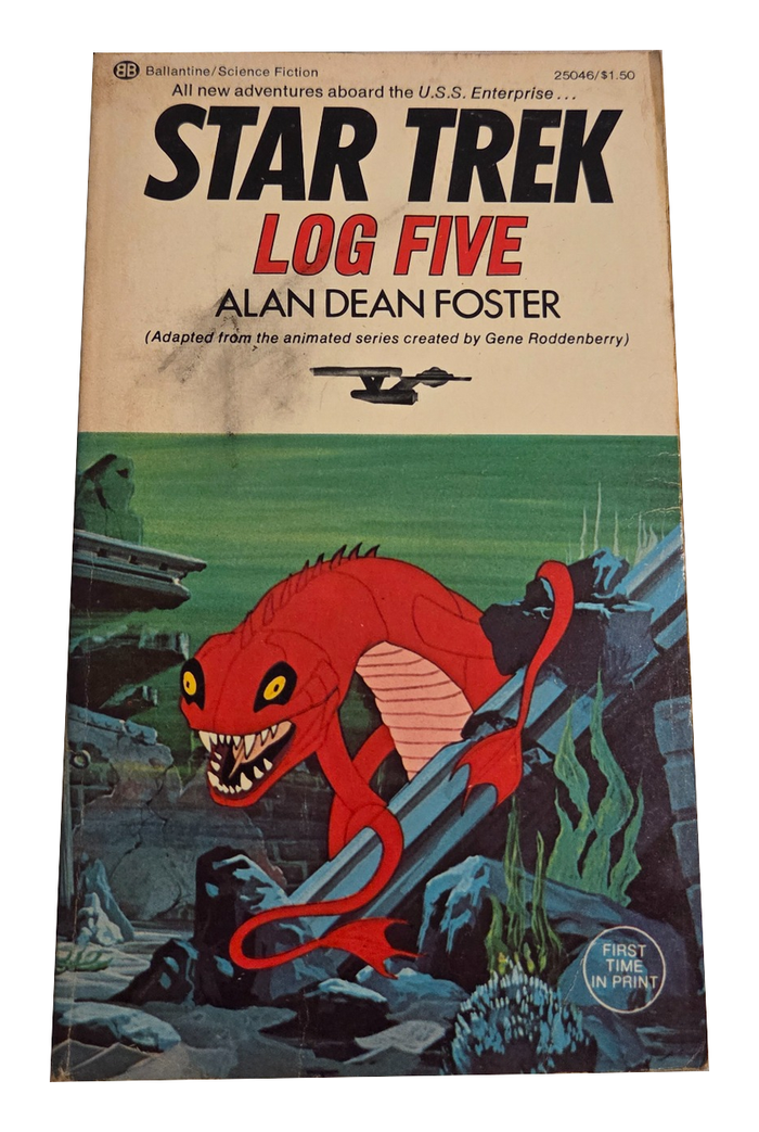 Star Trek Log Five front cover on white background