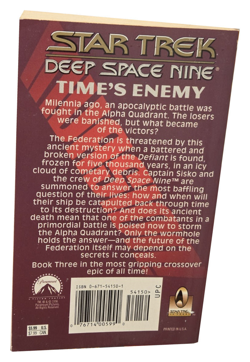 Time's Enemy back cover