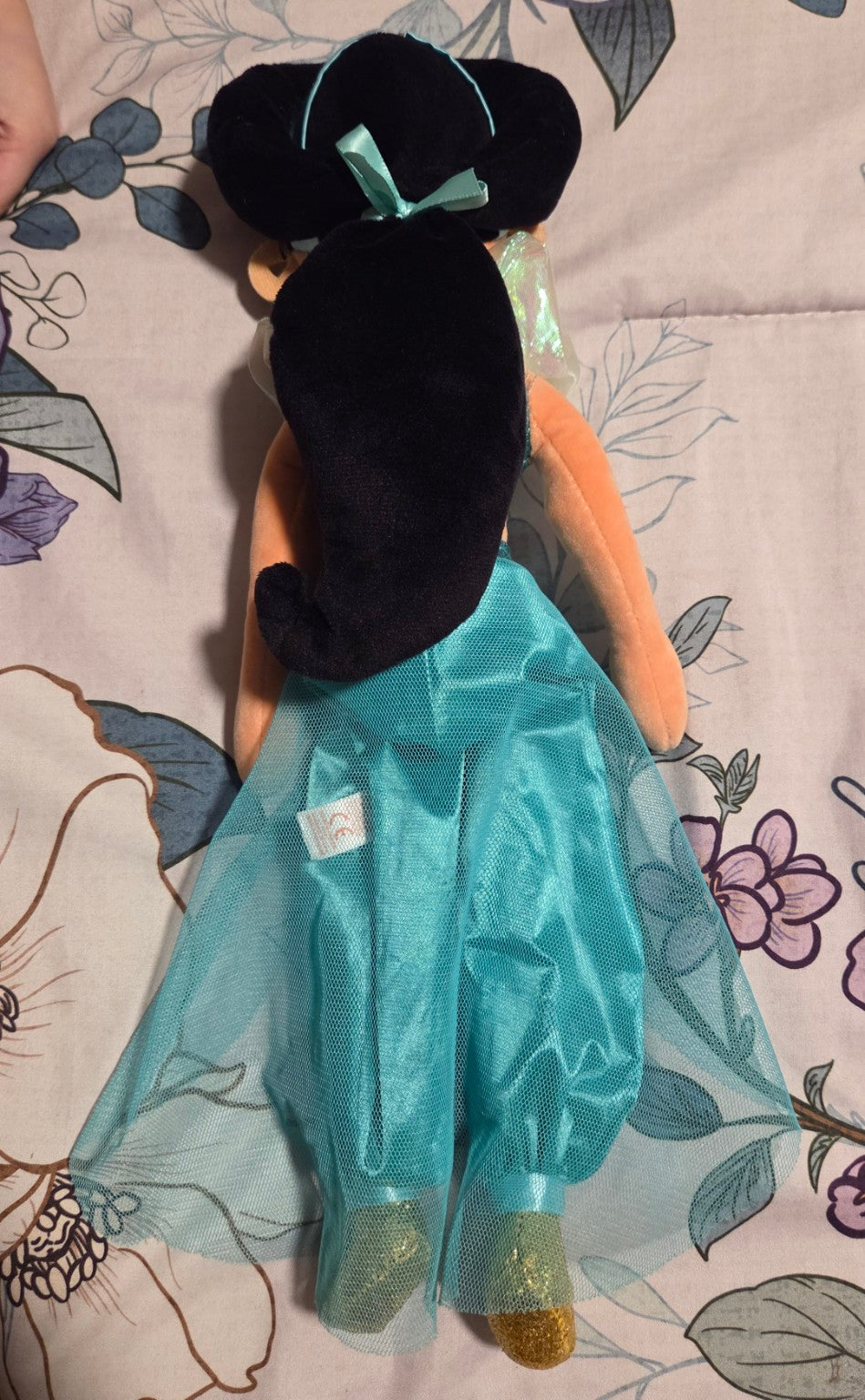 Ty Sparkle Disney Princess Jasmine plush back view