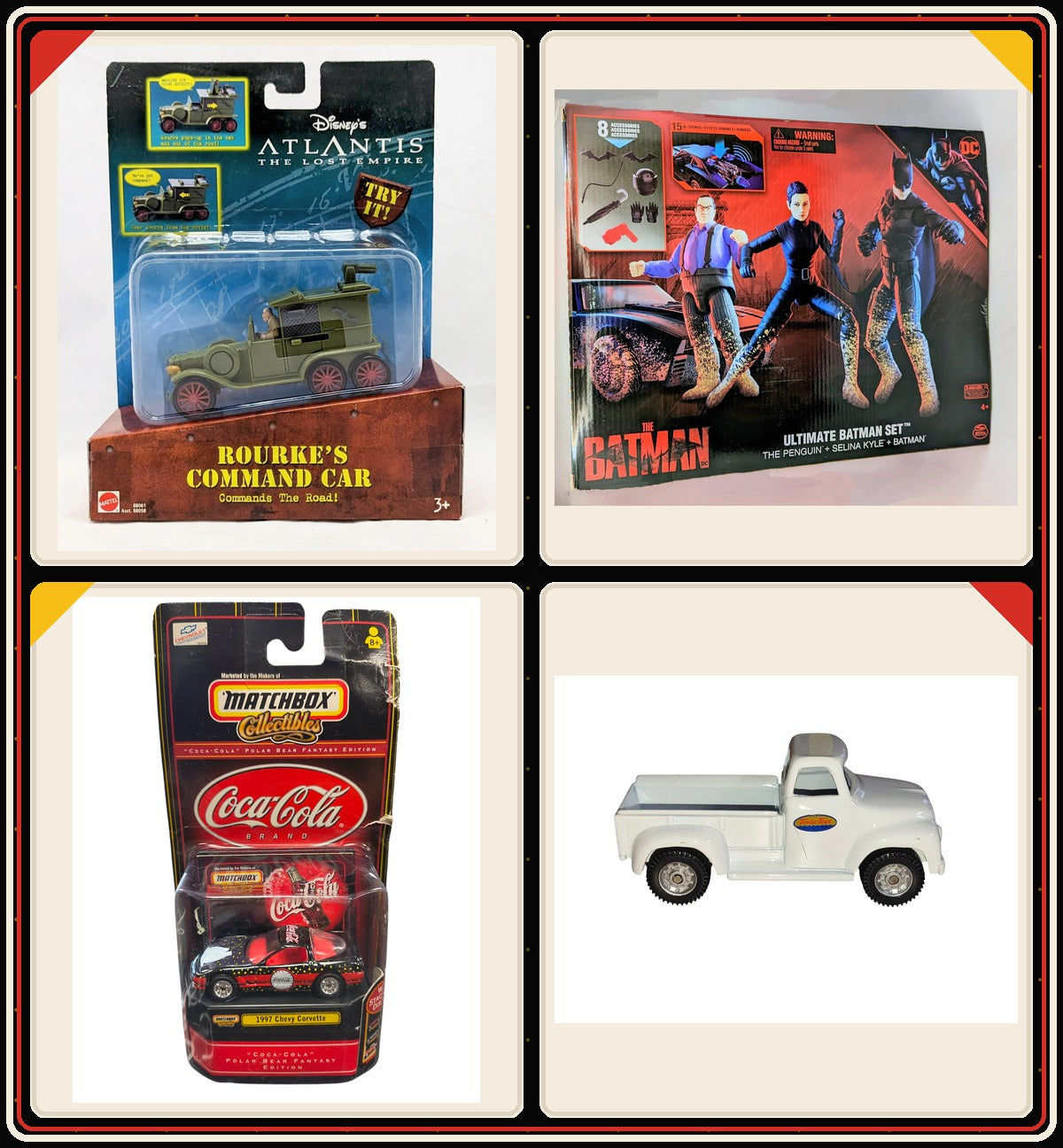 Real St. Nix products from the vehicles & building toys department