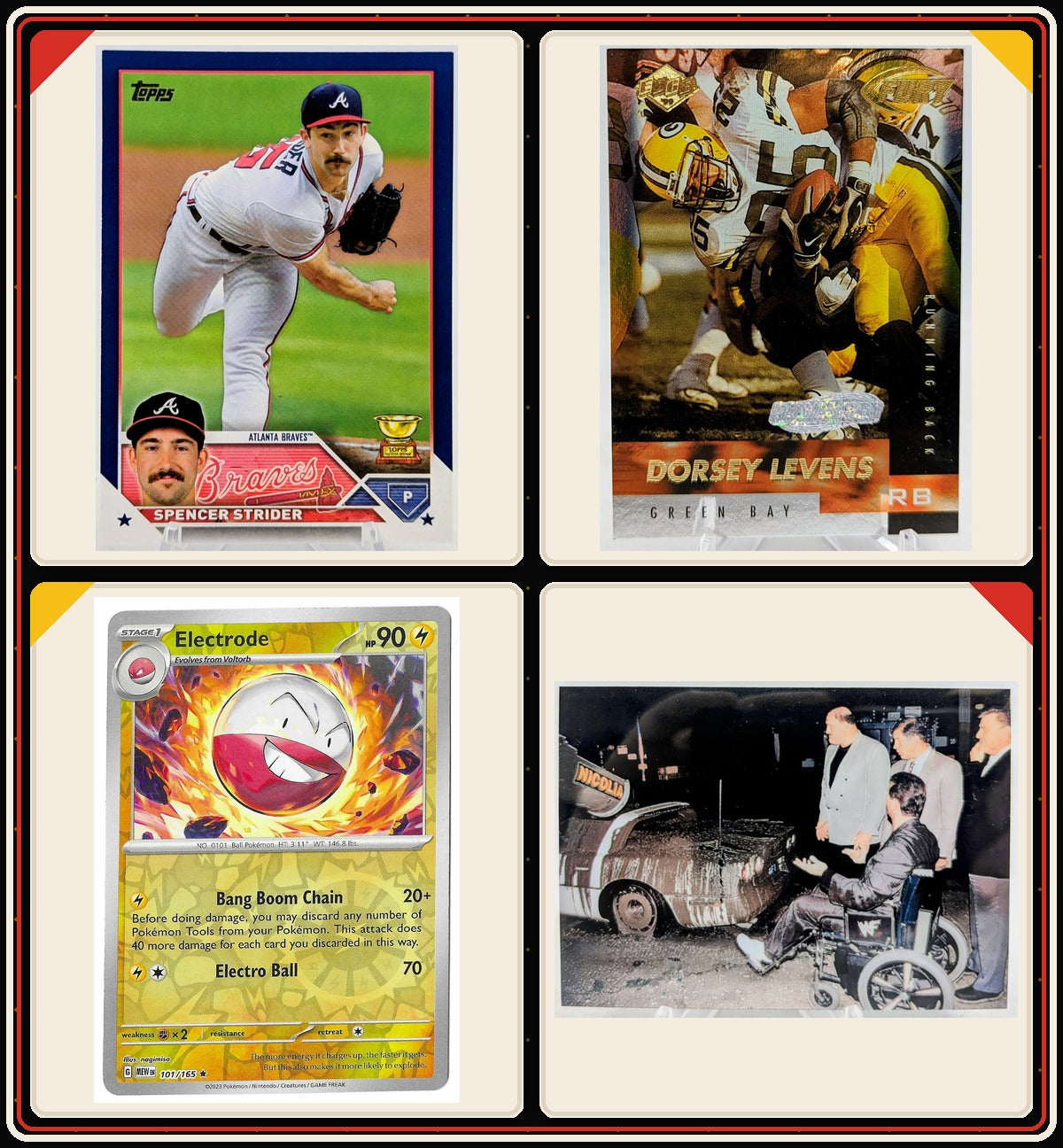 Real St. Nix products from the trading cards department